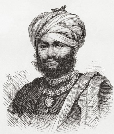 Maharao Pragmalji II, illustration de 